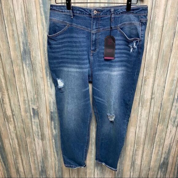 NOBO Juniors Plus High Rise Jeans sz 21W Plus NEW - Picture 1 of 7